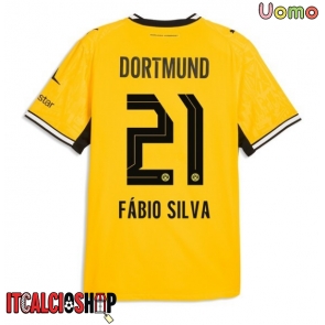 Borussia Dortmund Fabio Silva #21 Prima Maglia 2026-27 Manica Corta